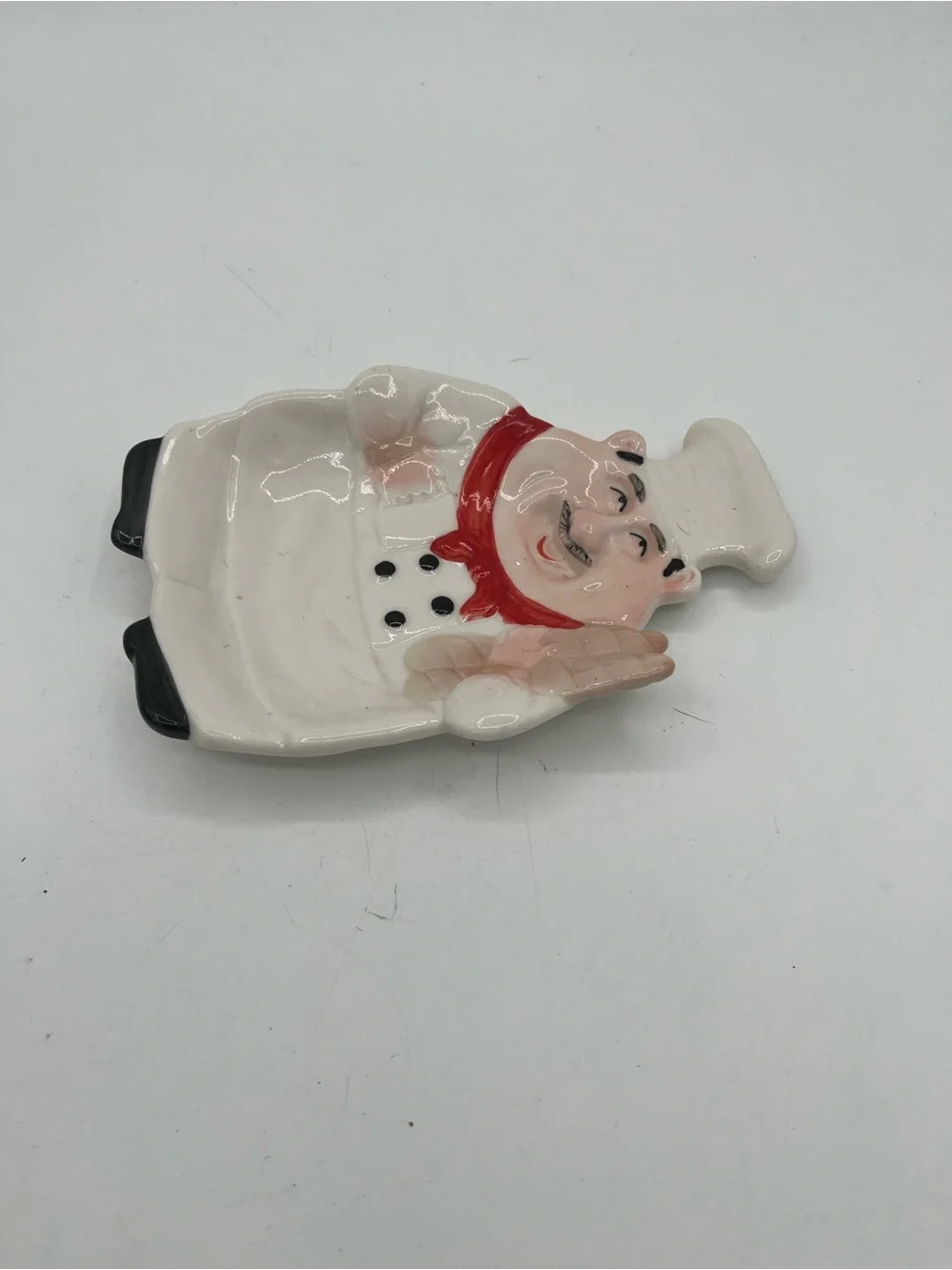 Fat Chef Ceramic Spoon Rest